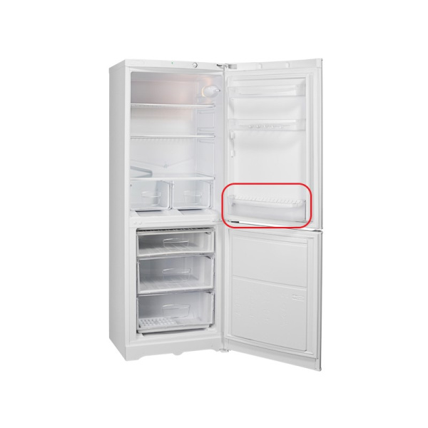 Полка двери холодильника Indesit/Ariston C00283484, нижняя