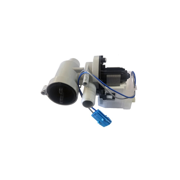 Насос сливной для стиральной машины LG, 3 самореза, клеммы назад раздельно, 5859EN1002T, с камерой насоса