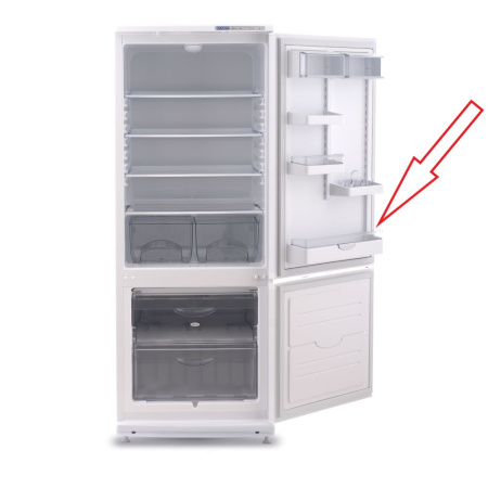 Ограничитель большой полки двери холодильника Атлант 301543105900