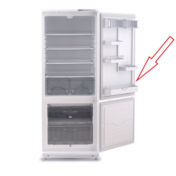 Ограничитель большой полки двери холодильника Атлант 301543105900