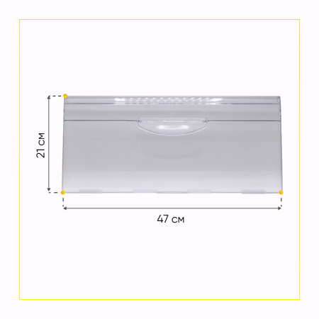 Панель ящика для морозильной камеры холодильника Атлант 774142100900