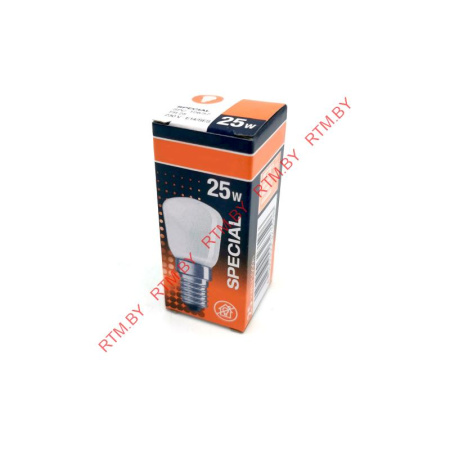 Лампочка для холодильника E14 цоколь 25W