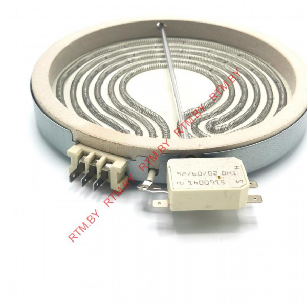 Стеклокерамическая конфорка (блин нагрева) для плиты (D-180 мм, 1700w) 10.56111.004