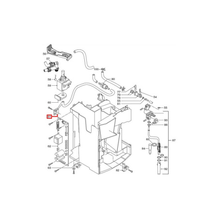 Датчик бойлера для кофемашины De'Longhi 5232104600