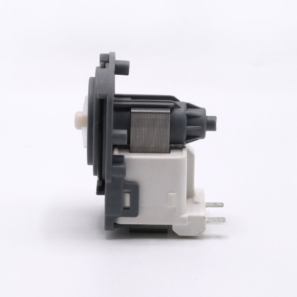 Насос сливной для посудомоечной машины Hanyu 3 защелки, клеммы назад раздельно, плоская крыльчатка, 9010869 Насос сливной для посудомоечной машины Hanyu 3 защелки, клеммы назад раздельно, плоская крыльчатка, 9010869