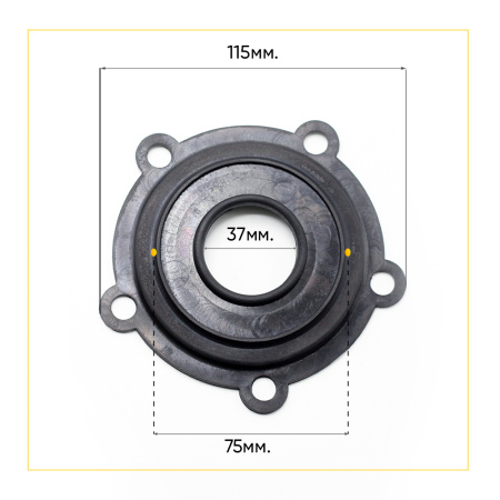 Уплотнитель mts (5 отверстий, диам. 75 мм, узкое отверстие) wth204un
