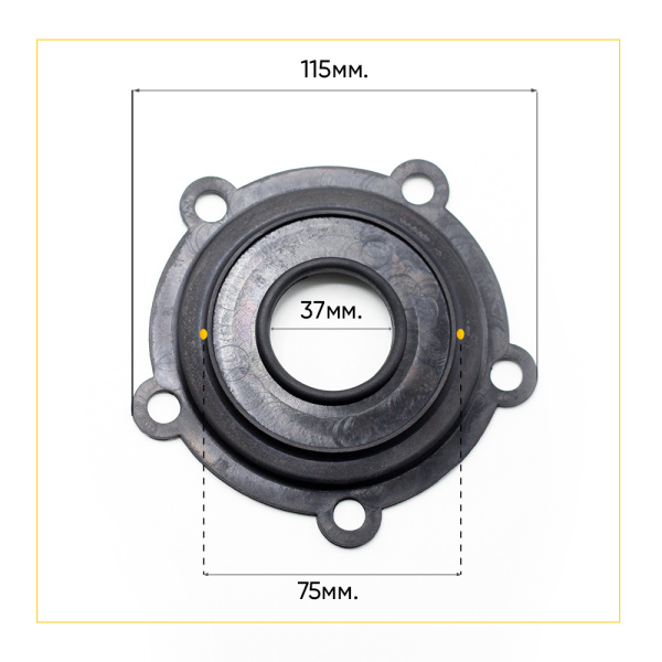 Уплотнитель mts (5 отверстий, диам. 75 мм, узкое отверстие) wth204un