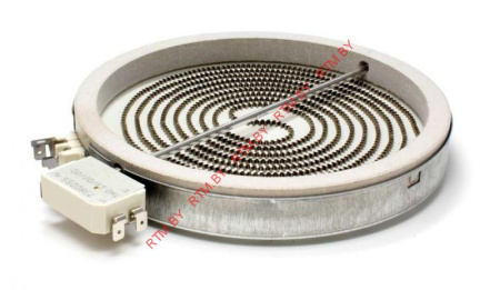 Стеклокерамическая конфорка (блин нагрева) для плиты (D-160 мм, 1500w) 10.56111.004