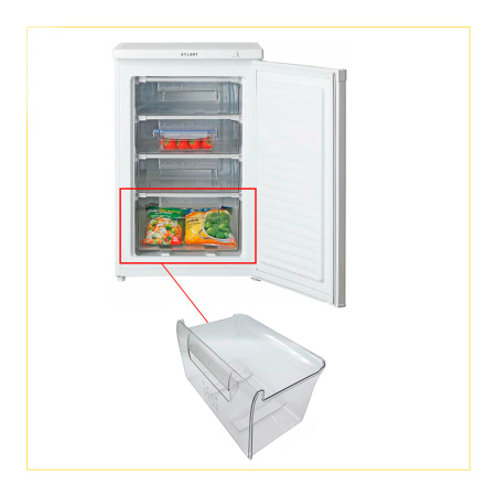 Ящик нижний для морозильника Атлант 520122030114