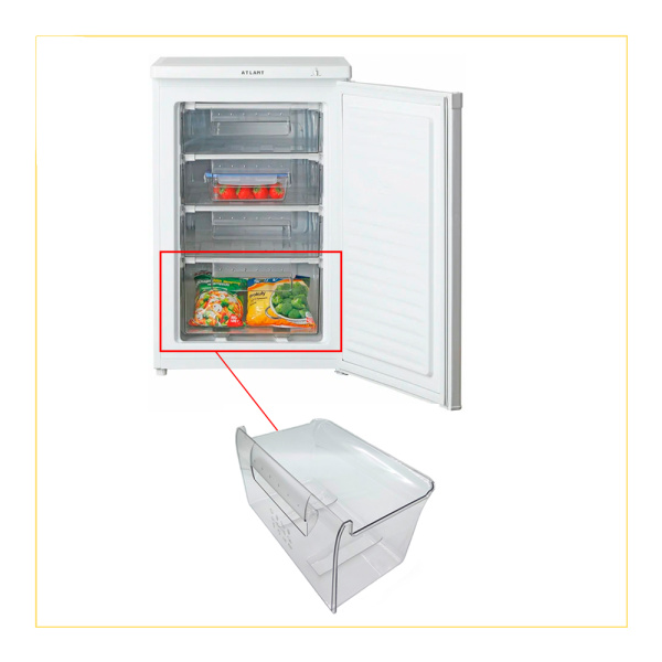 Ящик нижний для морозильника Атлант 520122030114