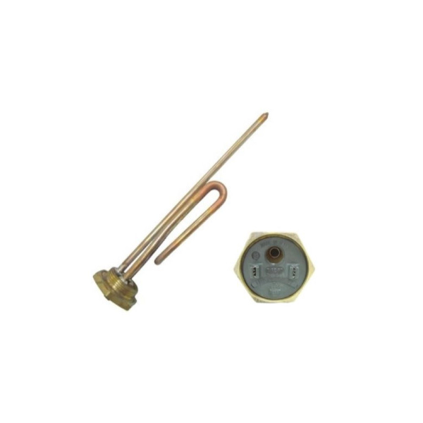 ТЭН для водонагревателя 3000W, резьба 1+1/4, медный, г-образный, Reco