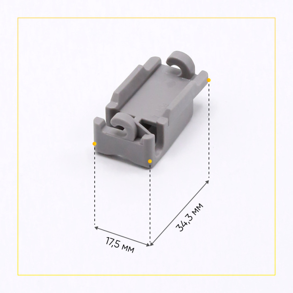 Крепление планки (гребенка) корзины для посудомоечной машины Bosch 00418674