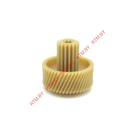Шестерня с металлической втулкой для мясорубки Vitek D=51,5/22, ЗУБ- 53/16 (косой/прямой)
