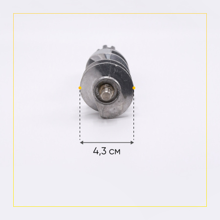 Шнек в комплекте с хвостовиком (втулкой) к мясорубкам Braun (не оригинал)