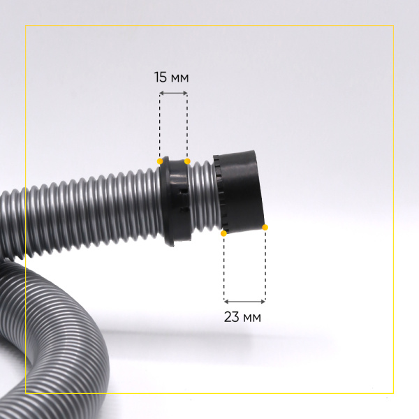 Шланг для пылесоса (1800 мм, без окончаний) д-38мм, универсальный