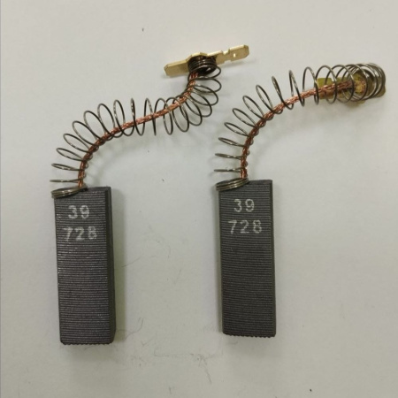 Угольные щетки с пружиной 5x12,5x35 клееные, Bosch, Siemens, комп. 2 шт.