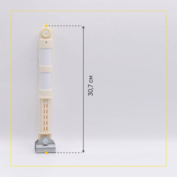 Амортизатор для стиральной машины Candy 100N, L 185/265 мм, D 11 мм, 70010336, 46001947 