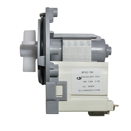 Насос сливной LEILI для стиральной машины, 3 самореза, клеммы назад раздельно, BPX2-184 (C00301531)