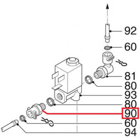 Переходник для кофемашины De'Longhi 5332196800
