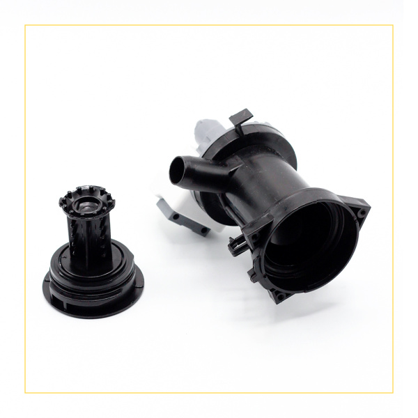 Насос сливной Hanyu для стиральной машины, 3 самореза, клеммы назад раздельно, 5859EN1004B, с камерой насоса.