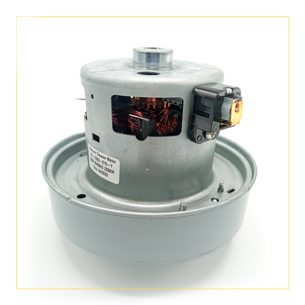 Двигатель для пылесоса 2200 Вт, H-119,5 мм, D-135 мм, с юбкой