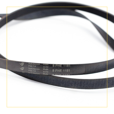 Ремень для стиральной машины 1181 h8 el черный