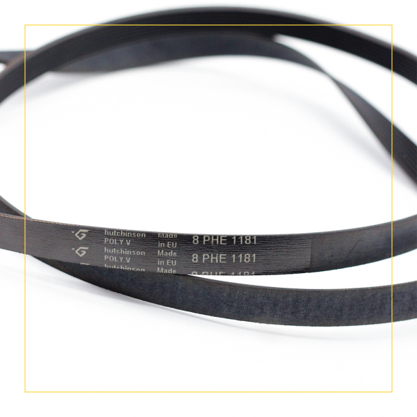 Ремень для стиральной машины 1181 h8 el черный