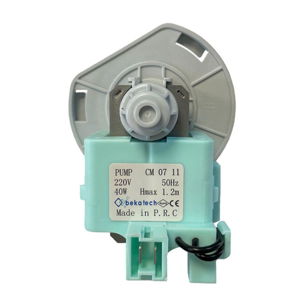 Насос сливной для посудомоечной машины 3 защелки, клеммы назад вместе 1748200100 Насос сливной для посудомоечной машины 3 защелки, клеммы назад вместе 1748200100