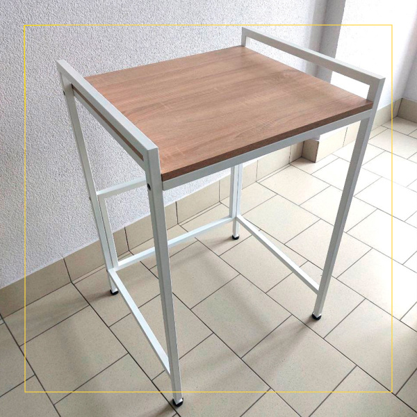 Стеллаж для стиральной и сушильной машины белый