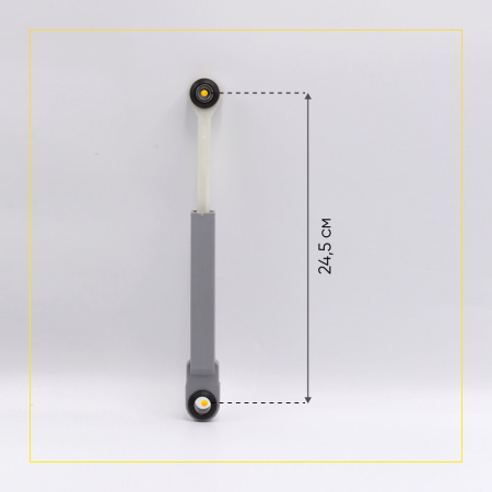 Амортизаторы для стиральной машины Bosch/Siemens 90N, L 170/245 мм., D 8/13 мм., (2 шт.),673541