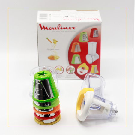 Комплект насадок нарезки для мясорубки Moulinex HV4 XF403030