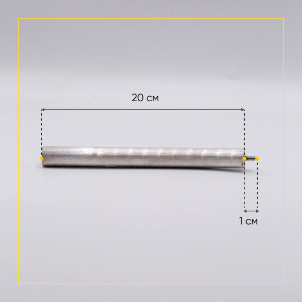 Анод магниевый для бойлера D-20 мм L-200 мм, шток M5x10