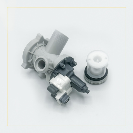 Насос сливной Hanyu для стиральной машины, 3 самореза, клеммы назад вместе, 908092000905, с камерой насоса