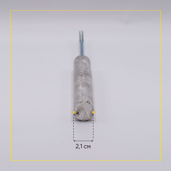 Анод магниевый для бойлера D-21.3 мм L-200 мм, шток M6x180, WTH307UN