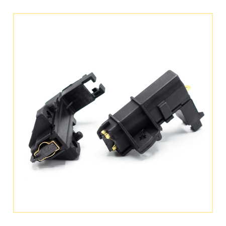 Угольные щетки в корпусе 5x13,5x32 клееные, правая заточка, штыри по бокам, CAR036UN (комп. 2 шт)