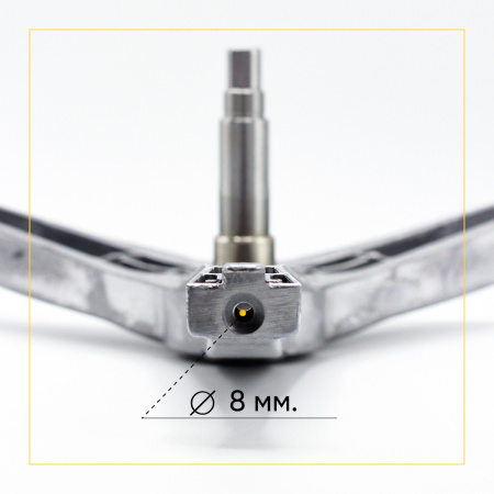 Крестовина барабана для стиральной машины Samsung DC97-15971A(EBI740) (6204/6205, вал 107мм)