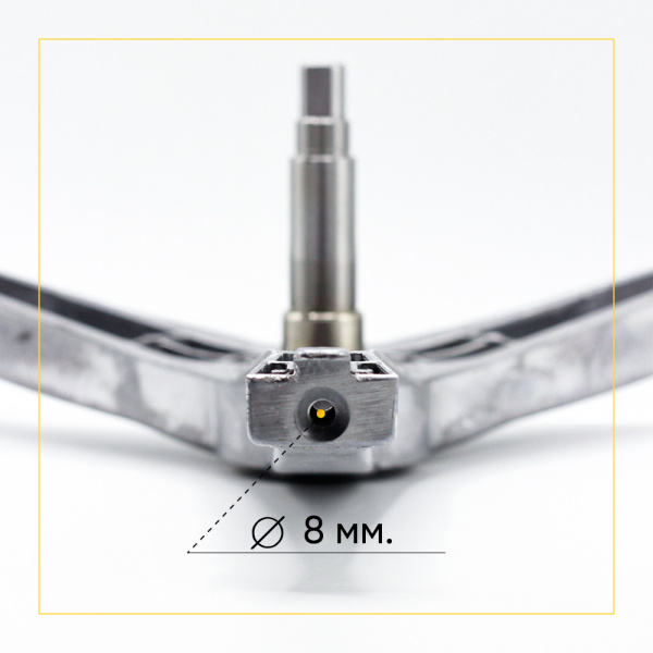 Крестовина барабана для стиральной машины Samsung DC97-15971A(EBI740) (6204/6205, вал 107мм)
