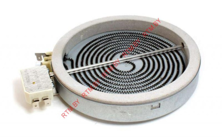Стеклокерамическая конфорка (блин нагрева) для плиты (D-145 мм, 1200w) 481231018887