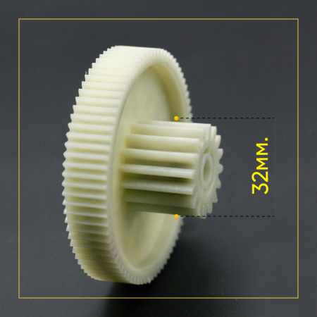 Шестерня Panasonic/Polaris Д-80/32ММ, ЗУБ-78/16, (прямой/прямой)