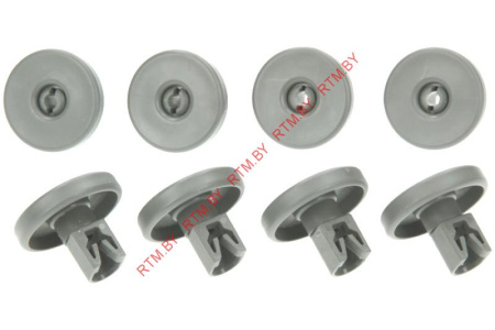 Ролики направляющие (комплект 8 шт.) Electrolux/Zanussi 50286965004