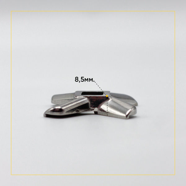 Нож для мясорубки Zelmer №8 односторонний (квадрат 10.3 мм, под решетку 62 мм) 00820379