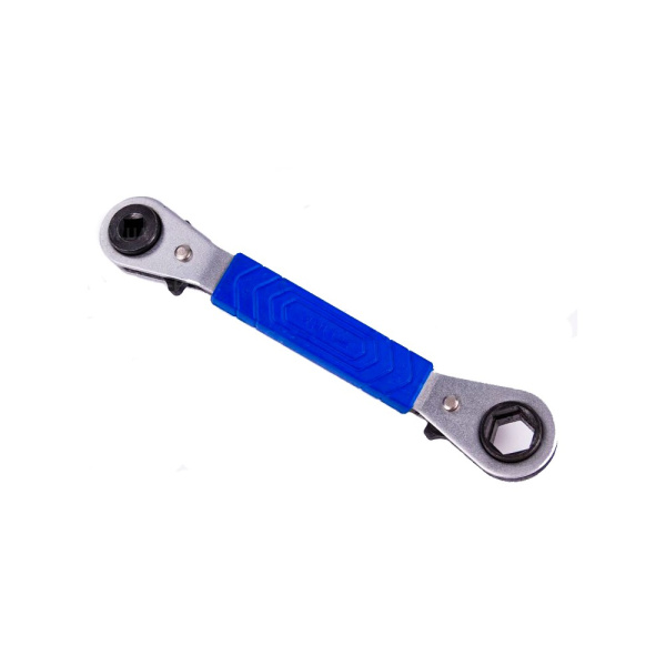 Вентильный ключ-трещотка четырехгранный и шестигранный VRT-202