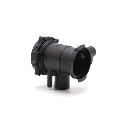 Насос сливной Copreci для стиральной машины, 4 защелки, клеммы вперед вместе, круглый, белый, 141874, с камерой насоса