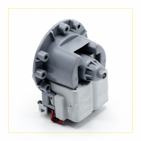 Насос сливной Hanyu для стиральной машины, 3 самореза, клеммы вперед раздельно, 9011172.