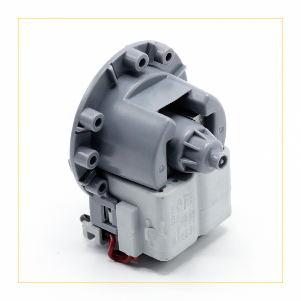 Насос сливной Hanyu для стиральной машины, 3 самореза, клеммы вперед раздельно, 9011172.