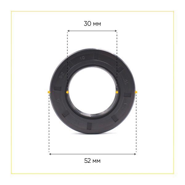 Сальник 30x52x10 WLK для стиральной машины 