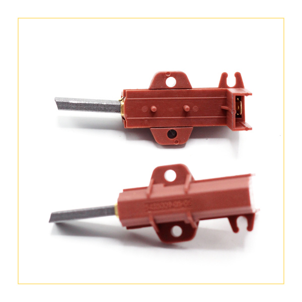 Угольные щетки в корпусе 5x13,5x32 клееные, правая заточка, штыри вдоль, компл. 2 шт.