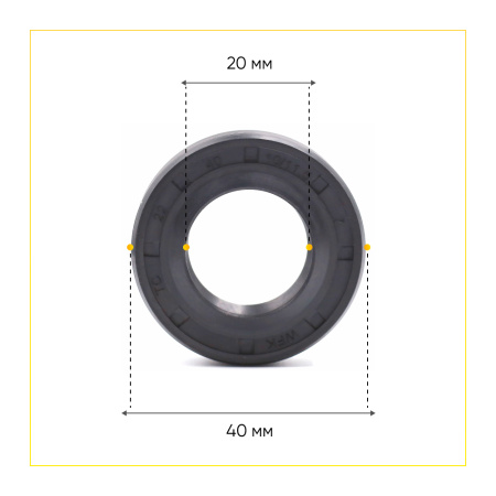 Сальник 22x40x10/11,5 для стиральной машины Indesit, Ariston 