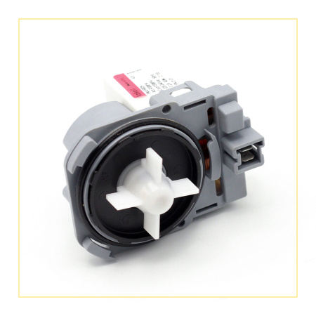 Насос сливной Askoll для стиральной машины, 3 защелки, клеммы вперед вместе, PMP002UN