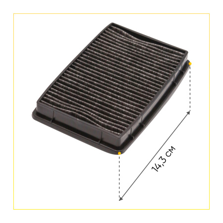 HEPA-фильтр для пылесоса Samsung SC51, 53, 54 (аналог DJ97-00788B) 00802900